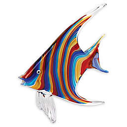 Badash Rainbow Fish Art Glass Figurine
