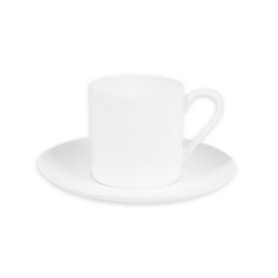 Nevaeh White&reg; by Fitz and Floyd&reg; Demitasse Cups and Saucers (Set of 12)
