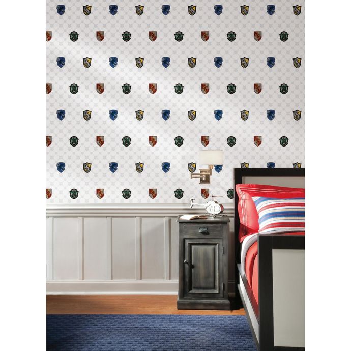 Roommates Harry Potter House Crests Peel Stick Wallpaper In Red