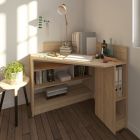 Alternate image 1 for Temahome&reg; Corner Desk in White/Natural Oak