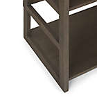 Alternate image 4 for Simpli Home Acadian Solid Wood Ladder Shelf Bookcase in Farmhouse Grey