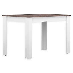 Temahome® Nice Dining Table in Concrete/White