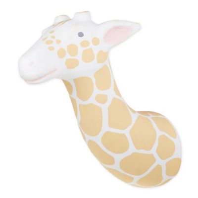 Marmalade&trade; Giraffe Head Paper 10.75-Inch x 19.5-Inch Mache Wall Art in Yellow/White