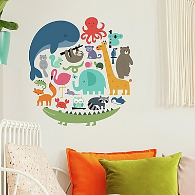 Roommates We Are One Animal Peel &amp; Stick Wall Decals. View a larger version of this product image.