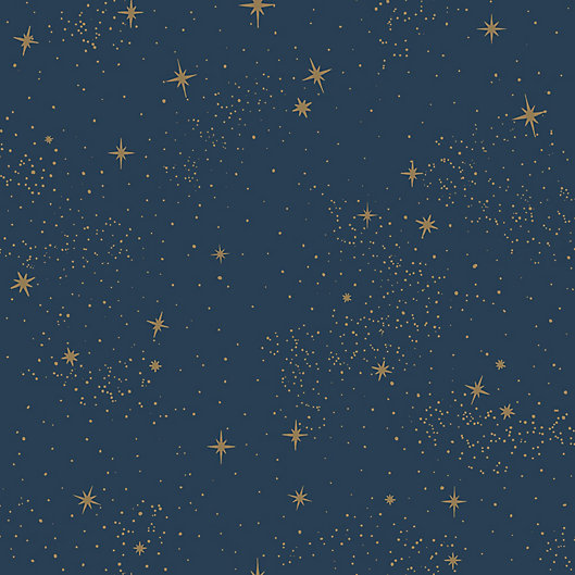 Alternate image 1 for Roommates Upon A Star Peel & Stick Wallpaper in Navy