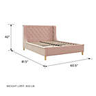 Alternate image 7 for Little Seeds&reg; Monarch Hill Ambrosia Full Upholstered Bed in Pink