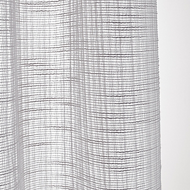 Peri Home Kelly 84-Inch Grommet Window Curtain Panel in Grey (Single). View a larger version of this product image.