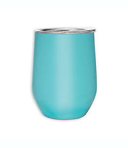 Vaso para vino de acero inoxidable Cheers™ Oggi™ color turquesa