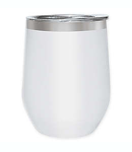 Vaso para vino de acero inoxidable Cheers™ Oggi™ color blanco