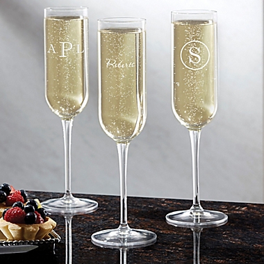 Luigi Bormioli Sublime SON.hyx&reg; Classic Celebrations Personalized Champagne Flute. View a larger version of this product image.