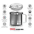 Alternate image 3 for Oggi&trade; Stainless Steel Mug with Lid in Black