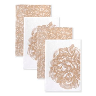 gold kitchen towels