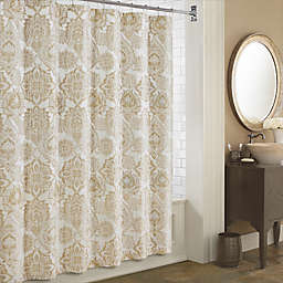 J. Queen New York™ Sandstone Shower Curtain in Ivory