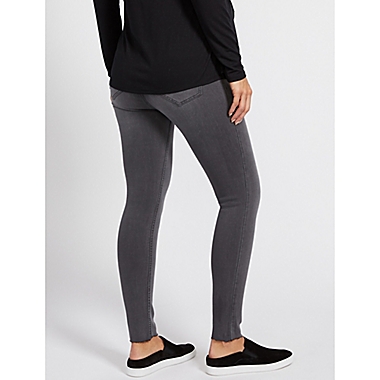 Motherhood Maternity&reg; Medium Secret Fit Belly Maternity Jeggings in Grey. View a larger version of this product image.