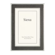 Siena&trade; 4-Inch x 6-Inch Faux Lizard Leather Narrow Picture Frame