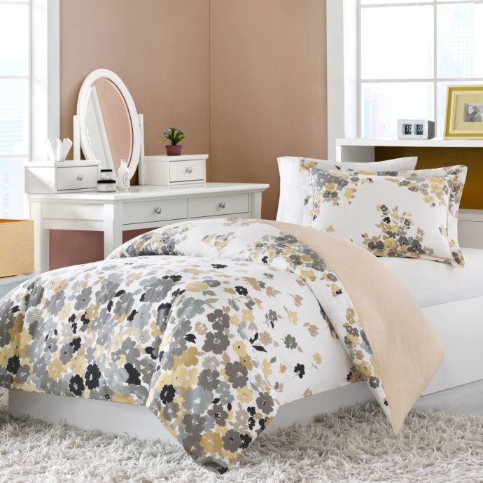 Anna Reversible Duvet Cover And Sham Set Bed Bath Beyond