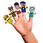 Alternate image 2 for Nickelodeon&trade; 5-Piece Paw Patrol Finger Puppets Bath Toy Set