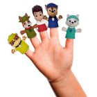 Alternate image 2 for Nickelodeon&trade; 5-Piece Paw Patrol Finger Puppets Bath Toy Set