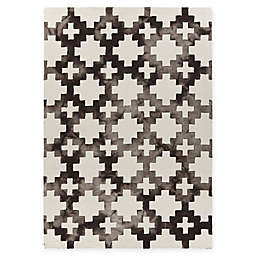 Chandra Rugs Elvo Hand-Tufted 5' x 7'6 Area Rug in Brown/White