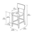 Alternate image 4 for Knollwood Studio Contemporary 24-Inch Counter Stool in Black
