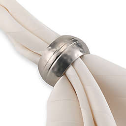 Orbit Napkin Ring in Brushed Silver