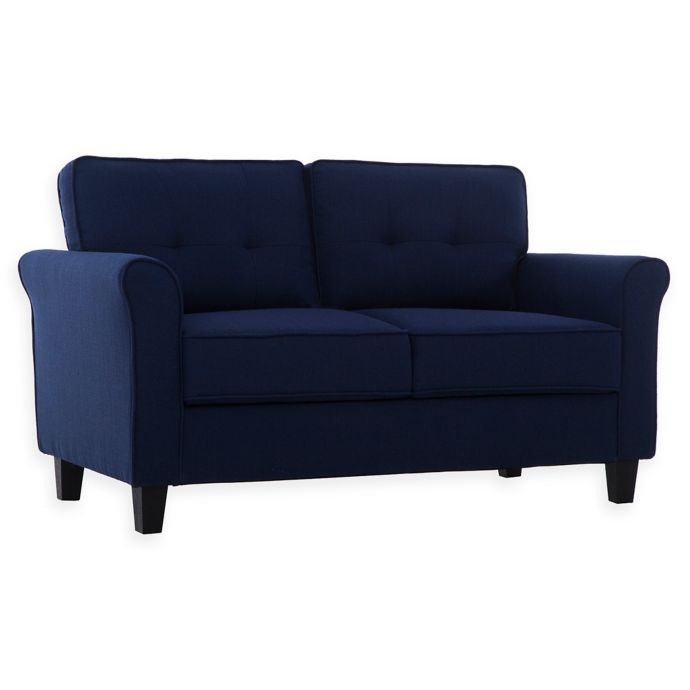 Lifestyle Solutions® Zoro Loveseat in Blue | Bed Bath & Beyond