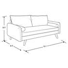 Alternate image 3 for Lifestyle Solutions&reg; Cannyon Loveseat in Grey