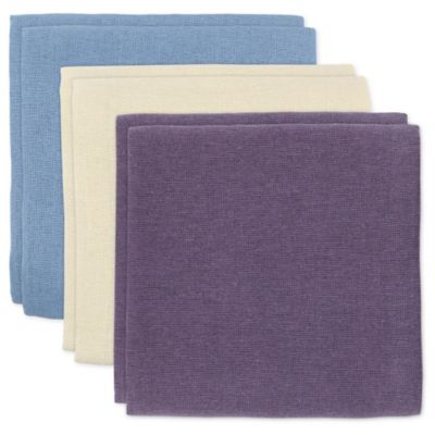 purple dish towels