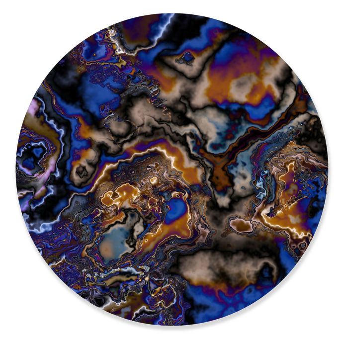 Next Innovations Marbled Round Metal Wall Art | Bed Bath & Beyond