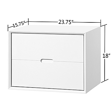 Marmalade&trade; Jensen Deep Storage Chest in White. View a larger version of this product image.