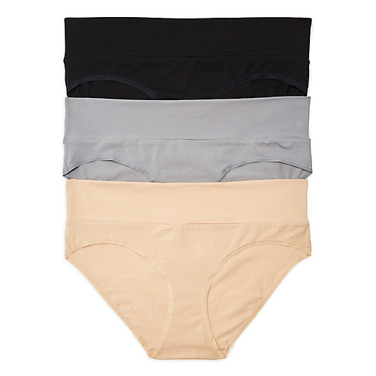 Alternate image 1 for Motherhood Maternity® 3-Pack Maternity Fold-Over Underwear Set