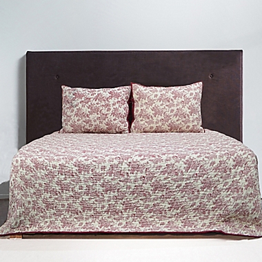 Bee &amp; Willow&trade; Margaret Toile King Quilt in Red. View a larger version of this product image.