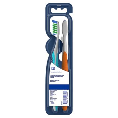 Oral-B&reg; 2-Pack Cross Action Max Clean Medium Toothbrushes. View a larger version of this product image.