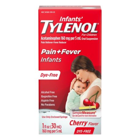 tylenol liquid acetaminophen suspension recuer infants reliever fz