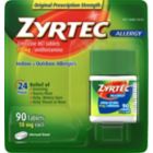 Alternate image 1 for Zyrtec&reg; 90-Count 10 mg 24 Hour Allergy Relief Tablets
