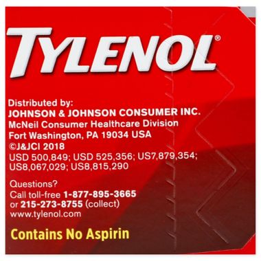 Tylenol&reg; Acetaminophen 225-Count 500 mg Extra Strength Rapid Release Gelcaps. View a larger version of this product image.