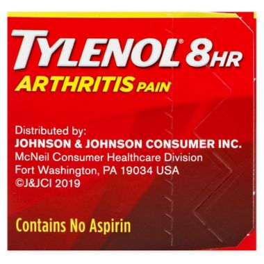 Tylenol&reg; 8 HR Arthritis Pain 225-count 650 mg Extended-Release Tablets. View a larger version of this product image.