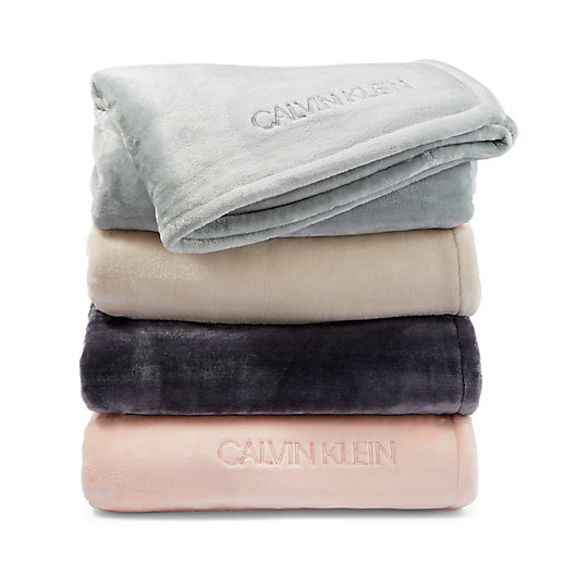 Calvin Klein Michael Fleece Throw Blanket Bed Bath Beyond - Calvin Klein Home Decorative Throw