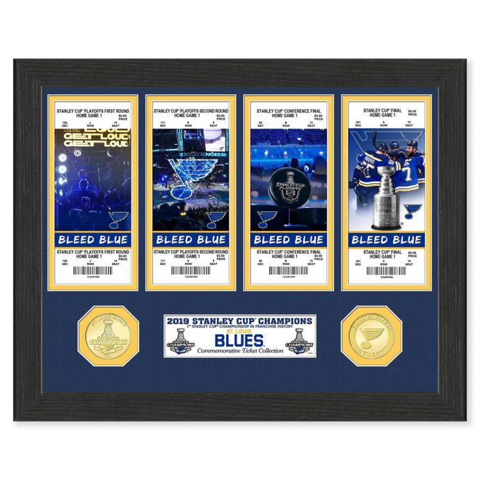 NHL St. Louis Blues 2019 Stanley Cup Champions Ticket Frame | Bed Bath & Beyond