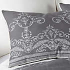 Alternate image 1 for Levtex Home Belvedere 3-Piece Full/Queen Duvet Cover Set in Charcoal