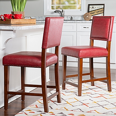 Brook Stools in Red. View a larger version of this product image.