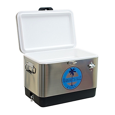 Margaritaville&reg; 54 Qt. Stainless Steel Cooler. View a larger version of this product image.
