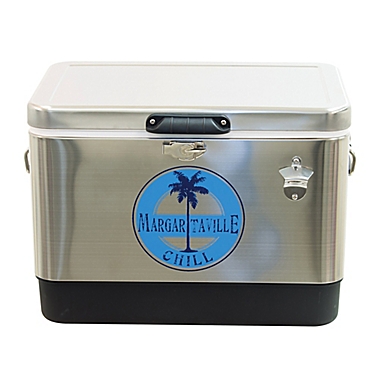 Margaritaville&reg; 54 Qt. Stainless Steel Cooler. View a larger version of this product image.