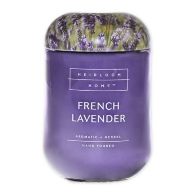 Heirloom Home&trade; French Lavender 24 oz. Jar Candle with Metal Lid