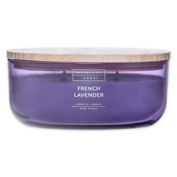 Heirloom Home&trade; French Lavender 18 oz. Dish Candle with Wood Lid