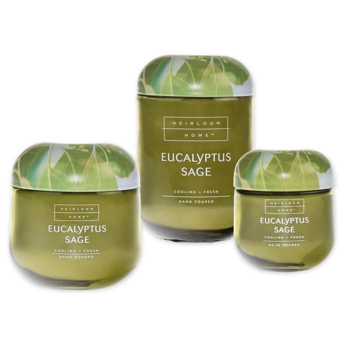 Heirloom Home™ Eucalyptus Sage Candle Collection Bed Bath and Beyond