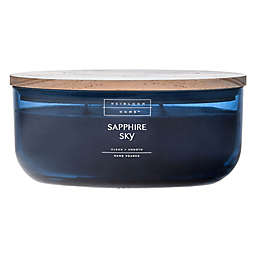 Heirloom Home™ Sapphire Sky 18 oz. Dish Candle with Wood Lid
