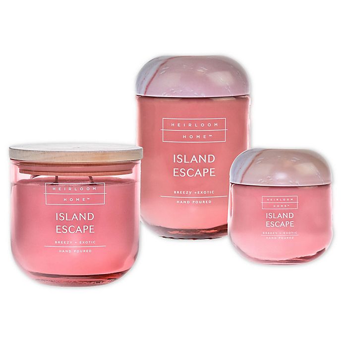 Alternate image 1 for Heirloom Home™ Island Escape Candle Collection