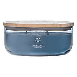 Heirloom Home™ Sea Salt 18 oz. Dish Candle with Wood Lid
