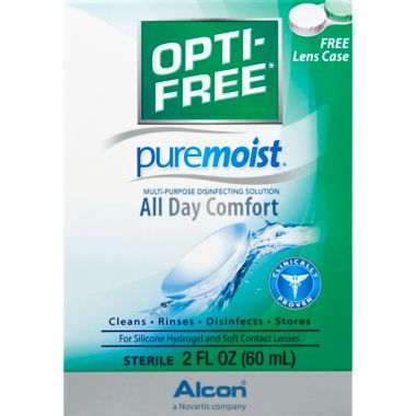 Alcon&reg; OPTI-FREE&reg; Puremoist&reg; 2 fl. oz. Multi-Purpose Contact Lens Solution. View a larger version of this product image.
